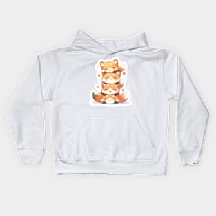 Cute foxes! Kids Hoodie